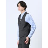 クロスストレッチ スリムフィット ジレベスト デニム風(セットアップ可能) | TAKA-Q MEN | 詳細画像2