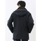 3WAY フード脱着 ライナー付きコート へリンボン | TAKA-Q MEN | 詳細画像16