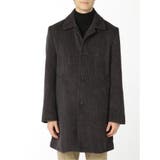 ニットメルトン ガンクラブチェック柄ステンカラーコート | TAKA-Q MEN | 詳細画像5