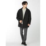 オーバーサイズ ニット ダブルブレスト ハーフコート | TAKA-Q MEN | 詳細画像12