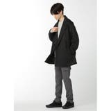 オーバーサイズ ニット ダブルブレスト ハーフコート | TAKA-Q MEN | 詳細画像13