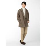 オーバーサイズ ニット ダブルブレスト ハーフコート | TAKA-Q MEN | 詳細画像25