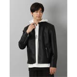 05黒 | フェイクレザー シングルライダース | TAKA-Q MEN