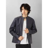 75紺 | フェイクレザー シングルライダース | TAKA-Q MEN