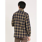 綿オンブレチェック ボタンダウン長袖シャツ | TAKA-Q MEN | 詳細画像13 