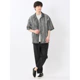 プリント オープンカラー半袖シャツ | TAKA-Q MEN | 詳細画像5