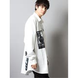 エステル転写プリント 長袖BIGシャツ | TAKA-Q MEN | 詳細画像4 