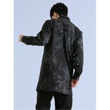 SHELLAC×SD マーブル柄 長袖ロングシャツ | TAKA-Q MEN | 詳細画像3 