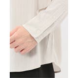 シャンブレーストライプ バンドカラー長袖シャツ | TAKA-Q MEN | 詳細画像10