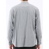 シャンブレーストライプ バンドカラー長袖シャツ | TAKA-Q MEN | 詳細画像18