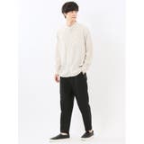 シャンブレーストライプ バンドカラー長袖シャツ | TAKA-Q MEN | 詳細画像5