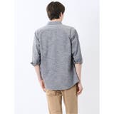 コットンリネン ボタンダウン7分袖シャツ | TAKA-Q MEN | 詳細画像15 