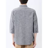 コットンリネン ボタンダウン7分袖シャツ | TAKA-Q MEN | 詳細画像20 