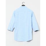 コットンリネン ボタンダウン7分袖シャツ | TAKA-Q MEN | 詳細画像36 