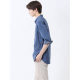 コットンリネン ボタンダウン7分袖シャツ | TAKA-Q MEN | 詳細画像38 