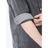 リネン混 レギュラーカラー7分袖シャツ | TAKA-Q MEN | 詳細画像10 