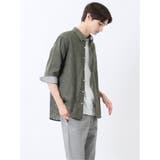 リネン混 レギュラーカラー7分袖シャツ | TAKA-Q MEN | 詳細画像16 