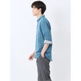 リネン混 レギュラーカラー7分袖シャツ | TAKA-Q MEN | 詳細画像26 