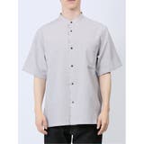 TechLinen バンドカラー半袖シャツ | TAKA-Q MEN | 詳細画像19 