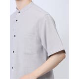 TechLinen バンドカラー半袖シャツ | TAKA-Q MEN | 詳細画像23 
