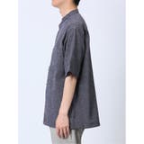 TechLinen バンドカラー半袖シャツ | TAKA-Q MEN | 詳細画像32 