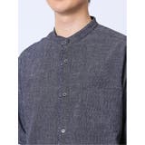 TechLinen バンドカラー半袖シャツ | TAKA-Q MEN | 詳細画像34 