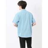 リネン混 楊柳 バンドカラー半袖シャツ | TAKA-Q MEN | 詳細画像13