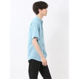 リネン混 楊柳 バンドカラー半袖シャツ | TAKA-Q MEN | 詳細画像14