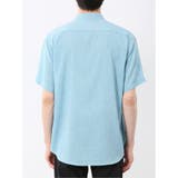 リネン混 楊柳 バンドカラー半袖シャツ | TAKA-Q MEN | 詳細画像18