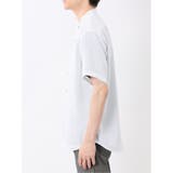 リネン混 楊柳 バンドカラー半袖シャツ | TAKA-Q MEN | 詳細画像7