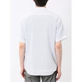 リネン混 楊柳 バンドカラー半袖シャツ | TAKA-Q MEN | 詳細画像8