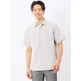 TechLinen レギュラーカラー 半袖シャツ | TAKA-Q MEN | 詳細画像1 