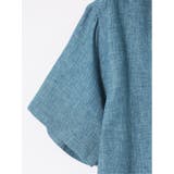リネン混シャンブレー オープンカラー半袖シャツ | TAKA-Q MEN | 詳細画像12