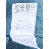 リネン混シャンブレー オープンカラー半袖シャツ | TAKA-Q MEN | 詳細画像13