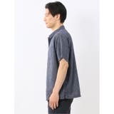 リネン混シャンブレー オープンカラー半袖シャツ | TAKA-Q MEN | 詳細画像38