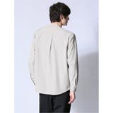 ストレッチ バンドカラー長袖シャツ | TAKA-Q MEN | 詳細画像14
