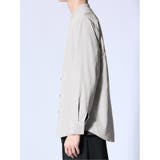ストレッチ バンドカラー長袖シャツ | TAKA-Q MEN | 詳細画像18