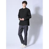ストレッチ バンドカラー長袖シャツ | TAKA-Q MEN | 詳細画像5