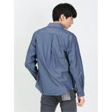綿シャンブレー 切替ボタンダウン長袖シャツ | TAKA-Q MEN | 詳細画像13