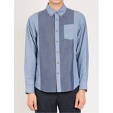 綿シャンブレー 切替ボタンダウン長袖シャツ | TAKA-Q MEN | 詳細画像5