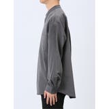 ストレッチ ギャバジン バンドカラー長袖シャツ | TAKA-Q MEN | 詳細画像7