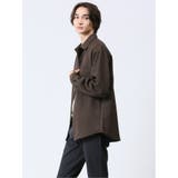 ウール調サキソニー カッタウェイ長袖シャツ | TAKA-Q MEN | 詳細画像2