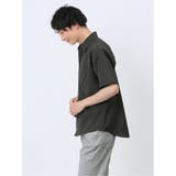 パナマジャガード レギュラーカラー半袖シャツ | TAKA-Q MEN | 詳細画像2