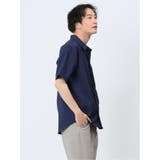 パナマジャガード レギュラーカラー半袖シャツ | TAKA-Q MEN | 詳細画像32