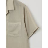 軽量シアー オープンカラー半袖シャツ | TAKA-Q MEN | 詳細画像14 