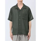 軽量シアー オープンカラー半袖シャツ | TAKA-Q MEN | 詳細画像20 