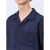 軽量シアー オープンカラー半袖シャツ | TAKA-Q MEN | 詳細画像37 