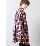 バックプリントチェック柄 長袖BIGシャツ | TAKA-Q MEN | 詳細画像5 
