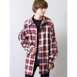 バックプリントチェック柄 長袖BIGシャツ | TAKA-Q MEN | 詳細画像6 