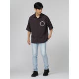 サークルデザイン レギュラーカラー 半袖BIGシャツ | TAKA-Q MEN | 詳細画像12 